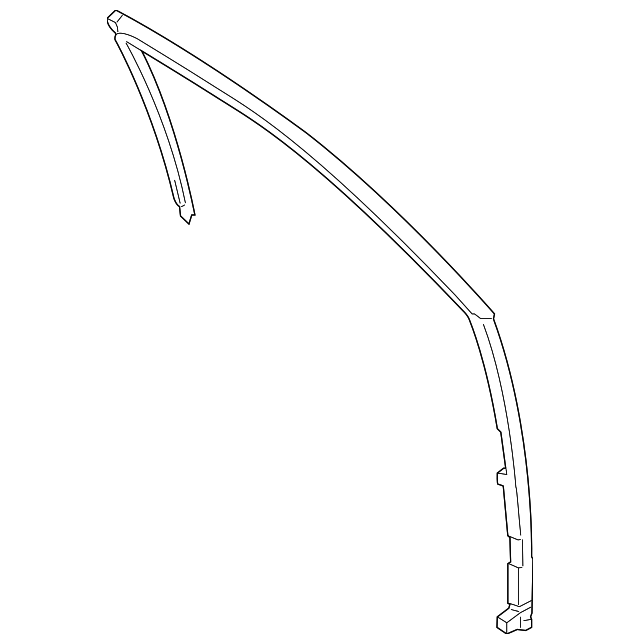 FL3Z-1521596-A Деталь RUN CHANNEL, RIGHT