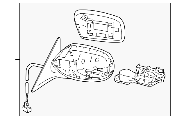 91029SC490 Деталь MIRROR ASSY, RIGHT
