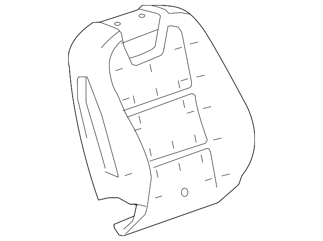 92230410 Деталь SEAT BACK PAD, RIGHT