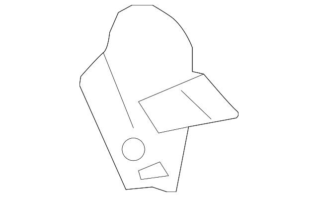 92230481 Деталь INNER FINISH PNL, RIGHT