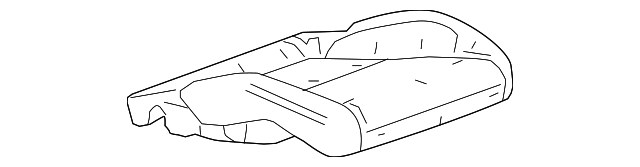 22836267 Деталь SEAT CUSHION PAD, RIGHT