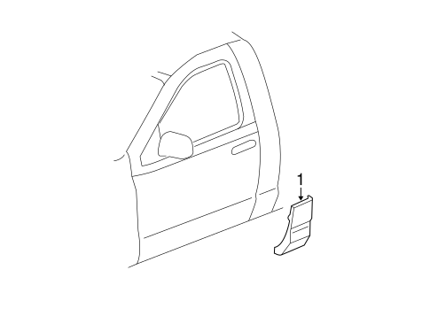 Ram 1500 EXTERIOR TRIM - CAB 2