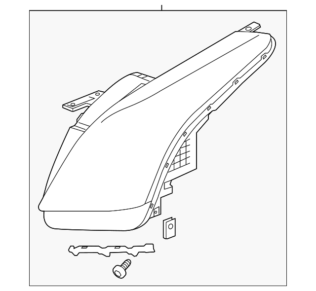 22874969 Деталь HEADLAMP ASSY, RIGHT