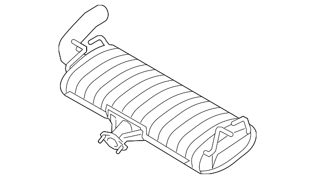 1430078K02 MUFFLER & PIPE