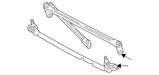 6L8Z-17508-B ARM & PIVOT ASSY, LEFT