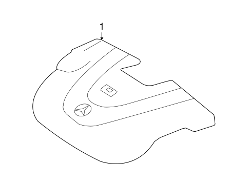 GL450 ENGINE APPEARANCE COVER