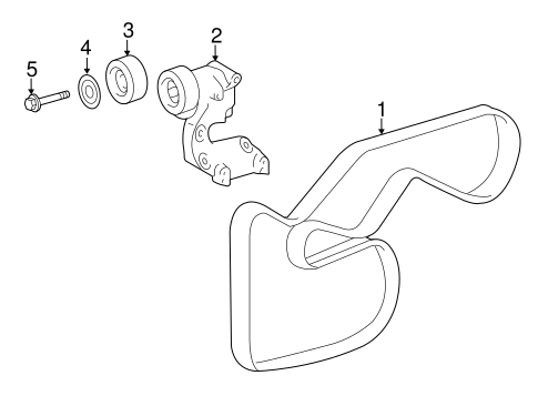 Camry BELTS & PULLEYS