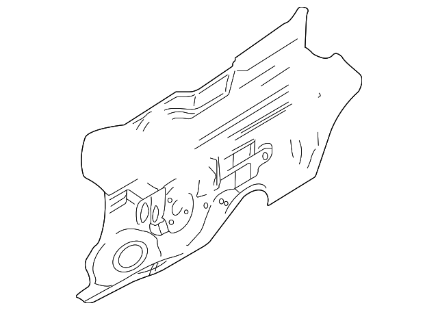 5023878AC Деталь SILENCER, RIGHT