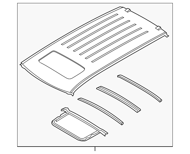 G31001LAAA Деталь ROOF PANEL