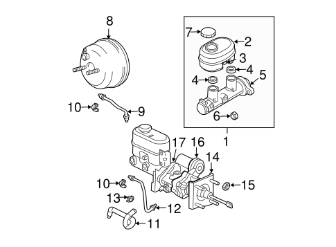 Ram 2500 MASTER CYLINDER - COMPONENTS ON DASH PANEL 2