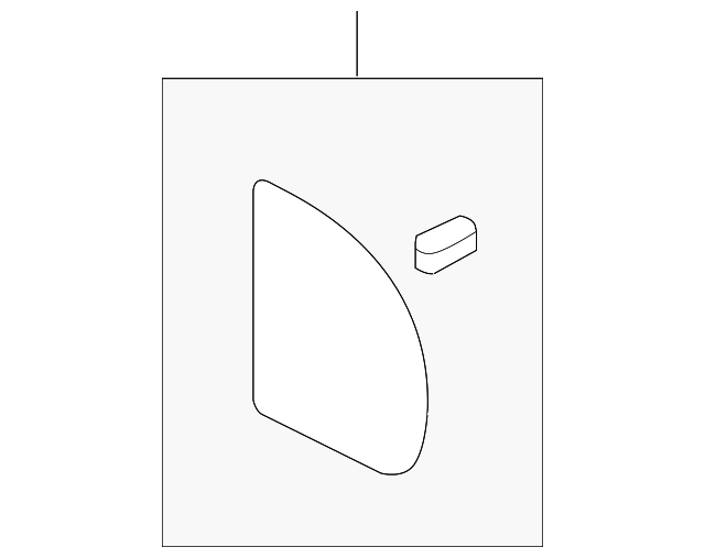 MR644595 Деталь SIDE COVER, LEFT