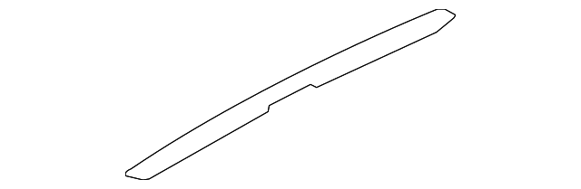 MR620496 Деталь DEFROSTER GRILLE