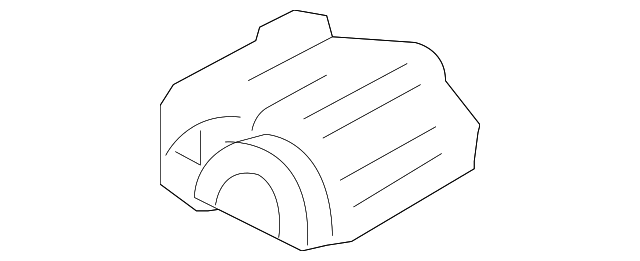 MR633541 Деталь OUTER DUCT, LEFT