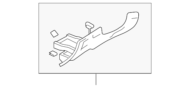 MR648055 Деталь LOWER TRIM PANEL