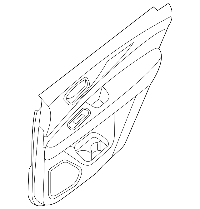 829A0-3KS0A Деталь DOOR TRIM PANEL, RIGHT