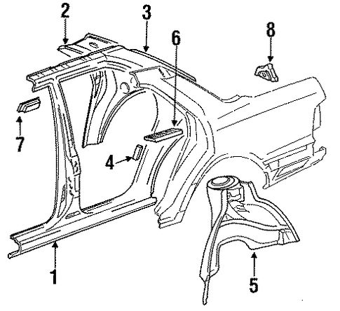 LS400 INNER COMPONENTS
