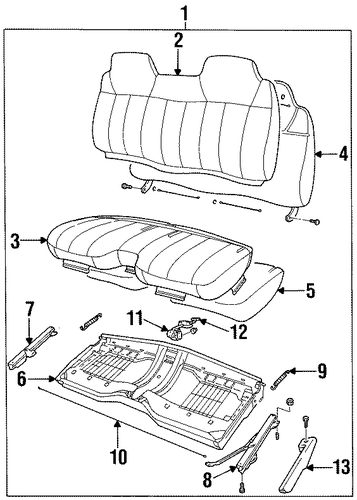 Hombre FRONT SEAT COMPONENTS