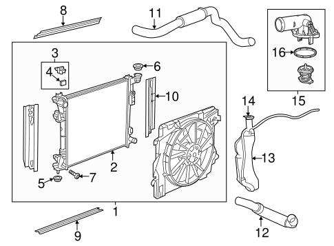 Routan RADIATOR & COMPONENTS