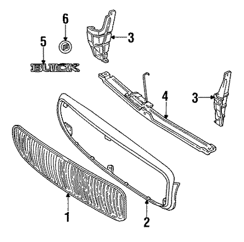 LeSabre GRILLE & COMPONENTS