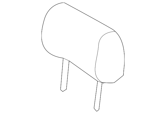 71940-0C210-B0 Деталь HEADREST, OUTER, LEFT