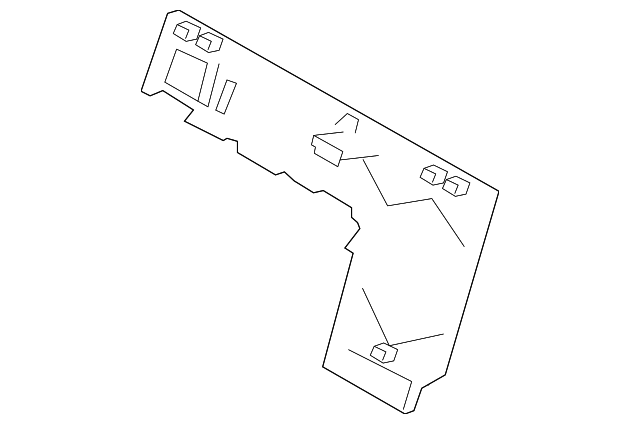 71882-0C010-C0 Деталь SEAT BACK PANEL, LEFT