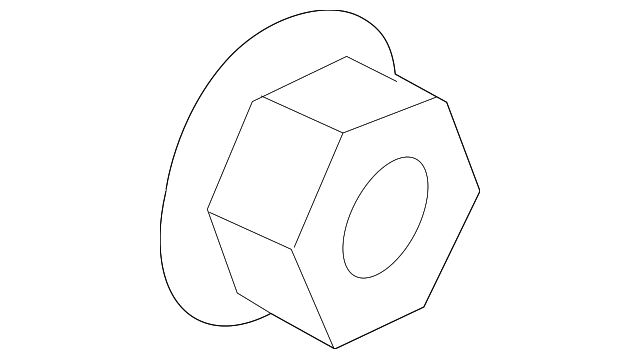 000000008263 Деталь STABILIZER LINK NUT, LEFT