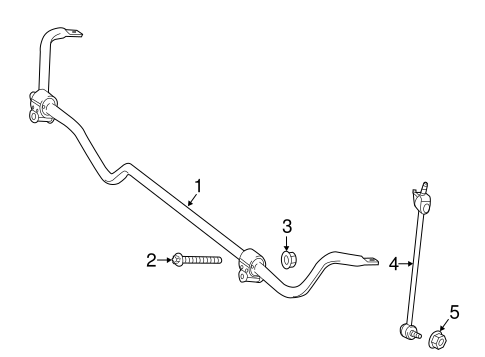 S63 AMG STABILIZER BAR & COMPONENTS