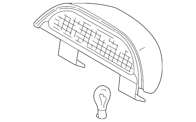 0K52Y-51580B64 Деталь HIGH MOUNT LAMP