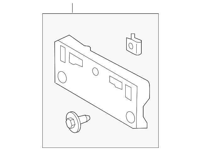 52114-78080 Деталь LICENSE BRACKET
