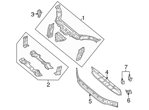 Crossfire RADIATOR SUPPORT