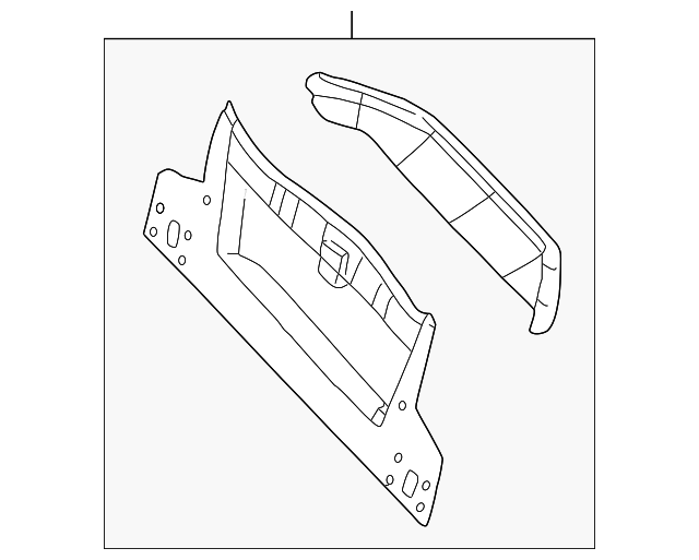 4575208AG Деталь REAR BODY PANEL