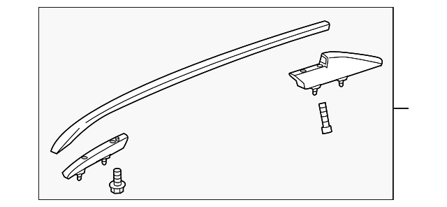 15947581 Деталь SIDE RAIL, RIGHT