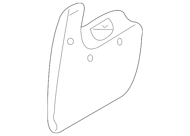 999J2-BJ004 Деталь SPLASH GUARD, LEFT