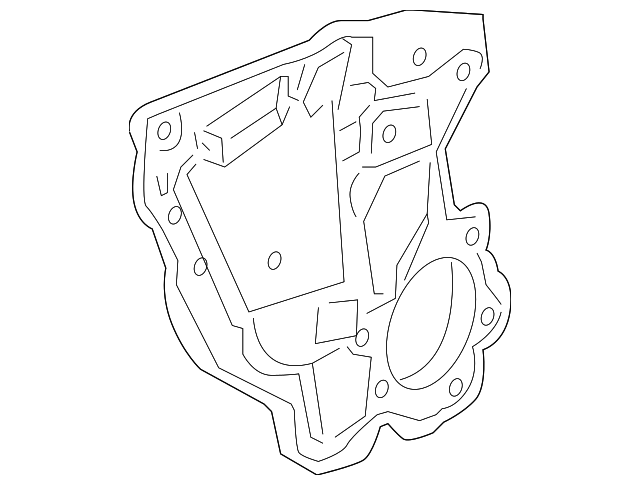 20868603 Деталь WATER DEFLECTOR, RIGHT