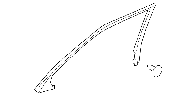25846025 Деталь WINDOW MOLDING, LEFT