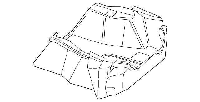 10303607 Деталь TRUNK SIDE TRIM, LEFT