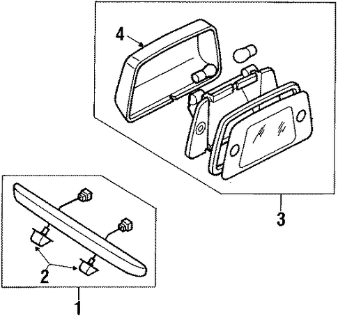 Justy HIGH MOUNTED STOP LAMP