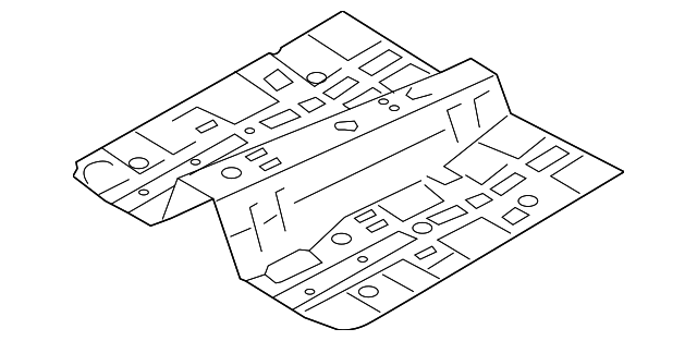 52120AL00A9P Деталь FRONT FLOOR PAN