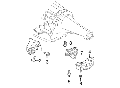 Ram 1500 ENGINE & TRANS MOUNTING