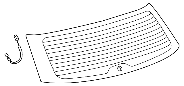 68105-02140 Деталь LIFT GATE GLASS