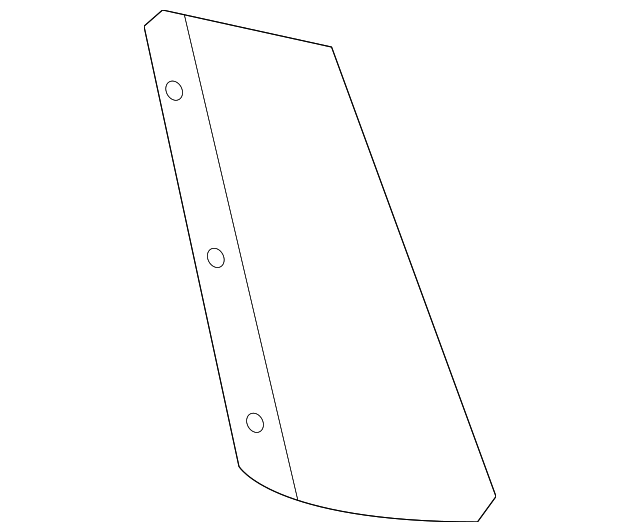 BB5Z-78290A61-AA Деталь UPPER MOLDING, LEFT