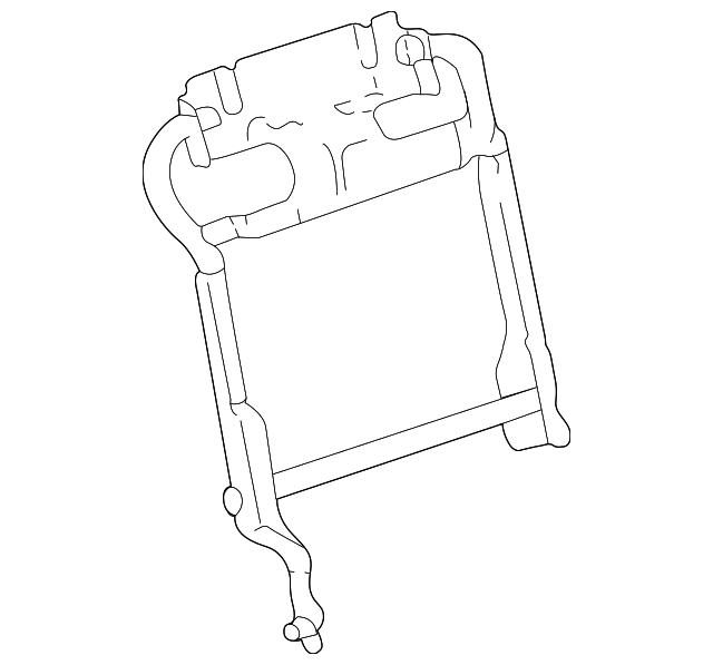 88941073 Деталь SEAT BACK FRAME, RIGHT