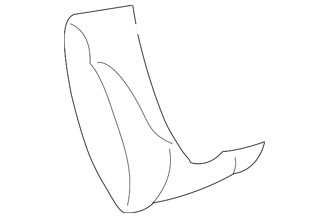 88941581 Деталь SEAT BACK PAD, RIGHT