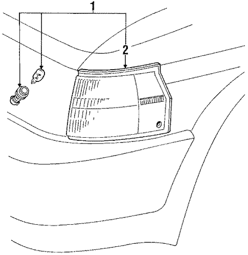 Tercel PARK LAMPS
