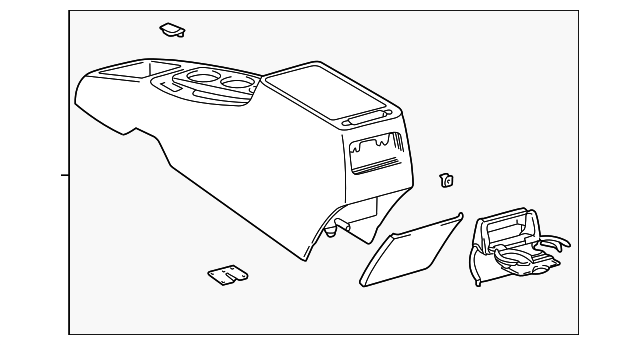 58910-AG010-B0 Деталь CONSOLE ASSY