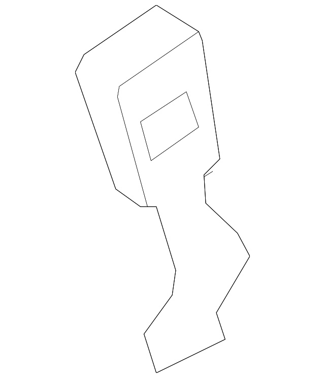 YX461X9AE Деталь BUCKLE END, LEFT