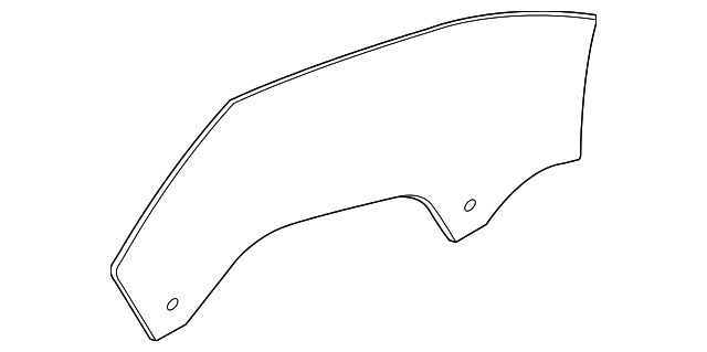 22882582 Деталь DOOR GLASS, RIGHT