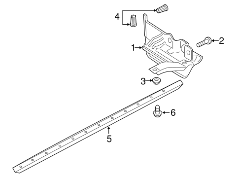 GTI EXTERIOR TRIM - PILLARS