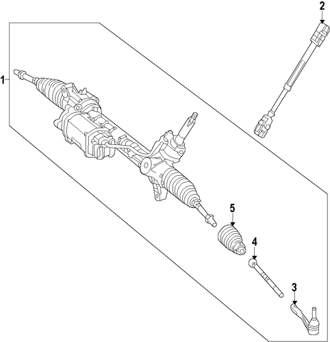 GLE350 STEERING GEAR & LINKAGE