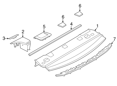 M235i INTERIOR TRIM - REAR BODY